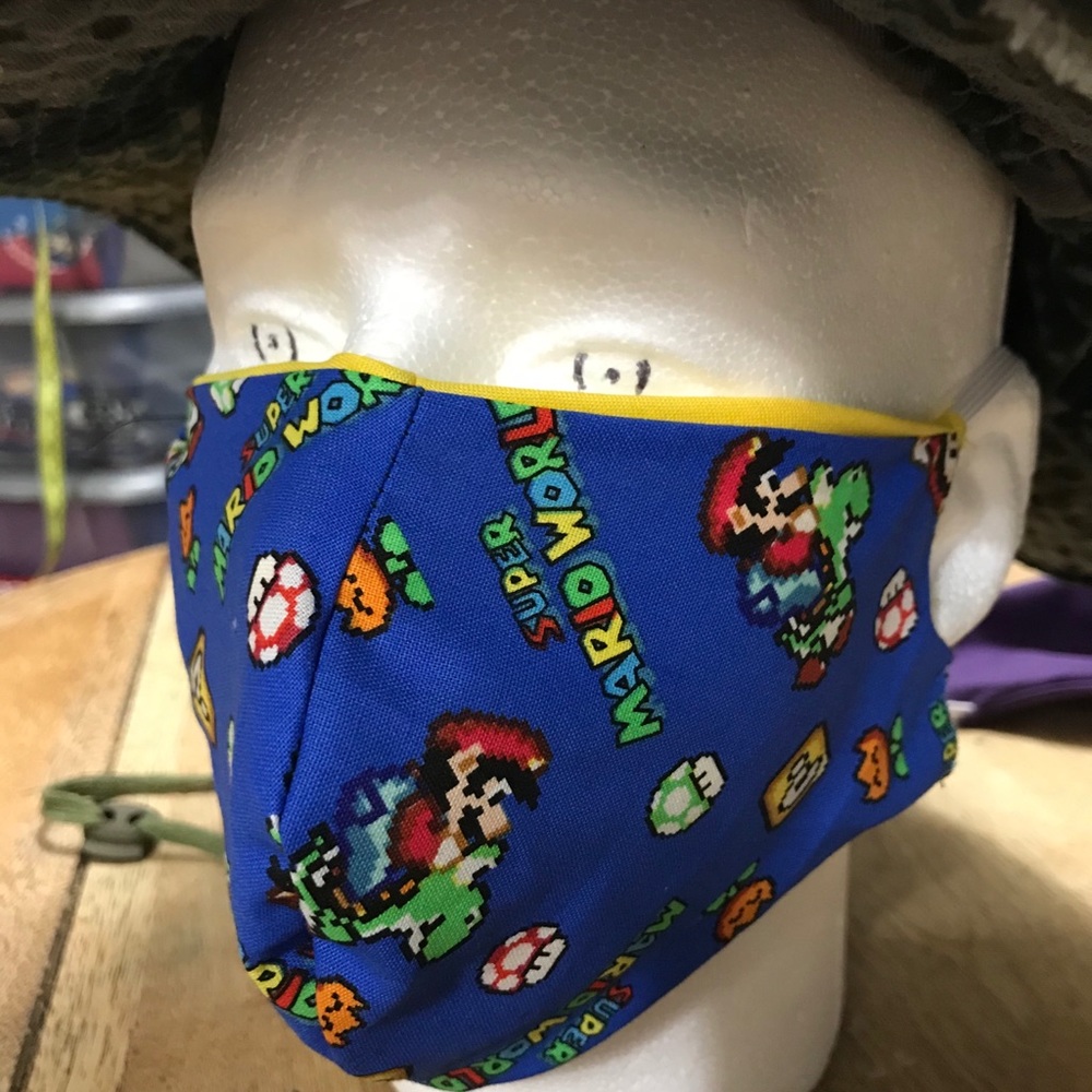 Handmade Mario mask - Picture 2 of 2